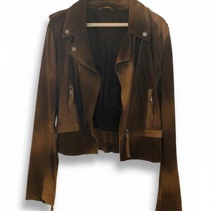 Diesel Brown Suede Women's Jacket 90s grunge